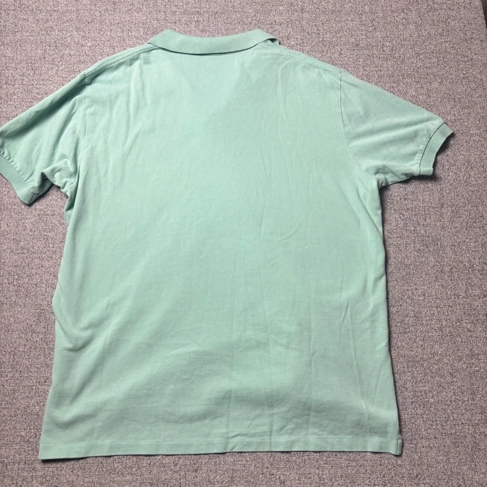 Polo Ralph Lauren Polo Shirt Mens XXL Classic Fit Mint Green Purple Pony Logo